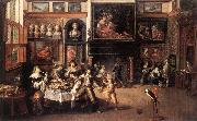 FRANCKEN, Ambrosius Supper at the House of Burgomaster Rockox dhe china oil painting reproduction